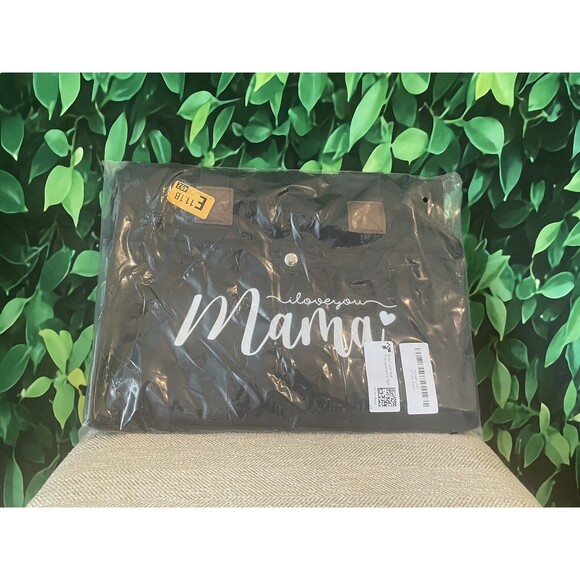 🖤 “I Love You Mama” Tote & Silver Keychain Gift Set – Brand New - Picture 6 of 9
